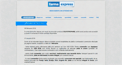 Desktop Screenshot of farmaexpress.ro